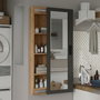 Hanah Home Estantería de Baño Pino Atlantik y Antracita